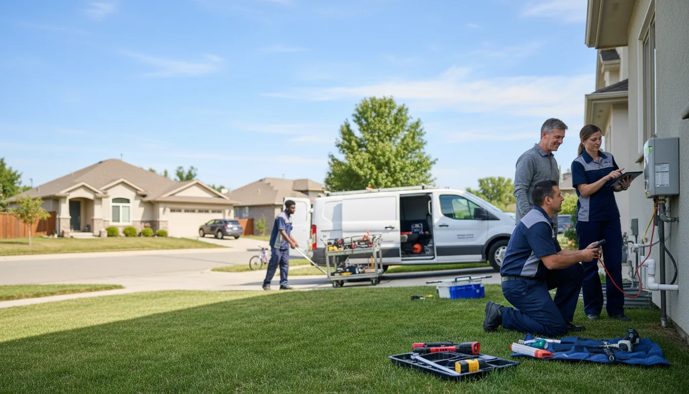 Tankless water heater service in Ford Cliff, PA